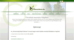Desktop Screenshot of anasztazia.hu