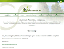 Tablet Screenshot of anasztazia.hu